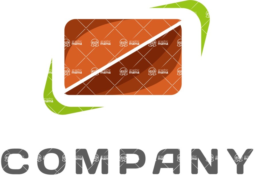 Business Logo Templates - vector graphics in a pack from GraphicMama - Colorful Business Company Logo Design in Simple Style